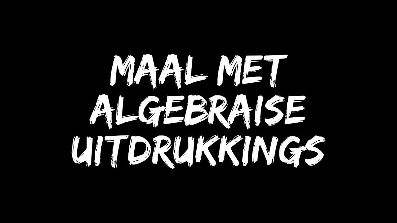 Maal (Algebra)