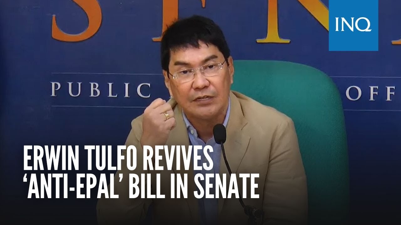 Erwin Tulfo revives &lsquo;anti-epal&rsquo; bill in Senate