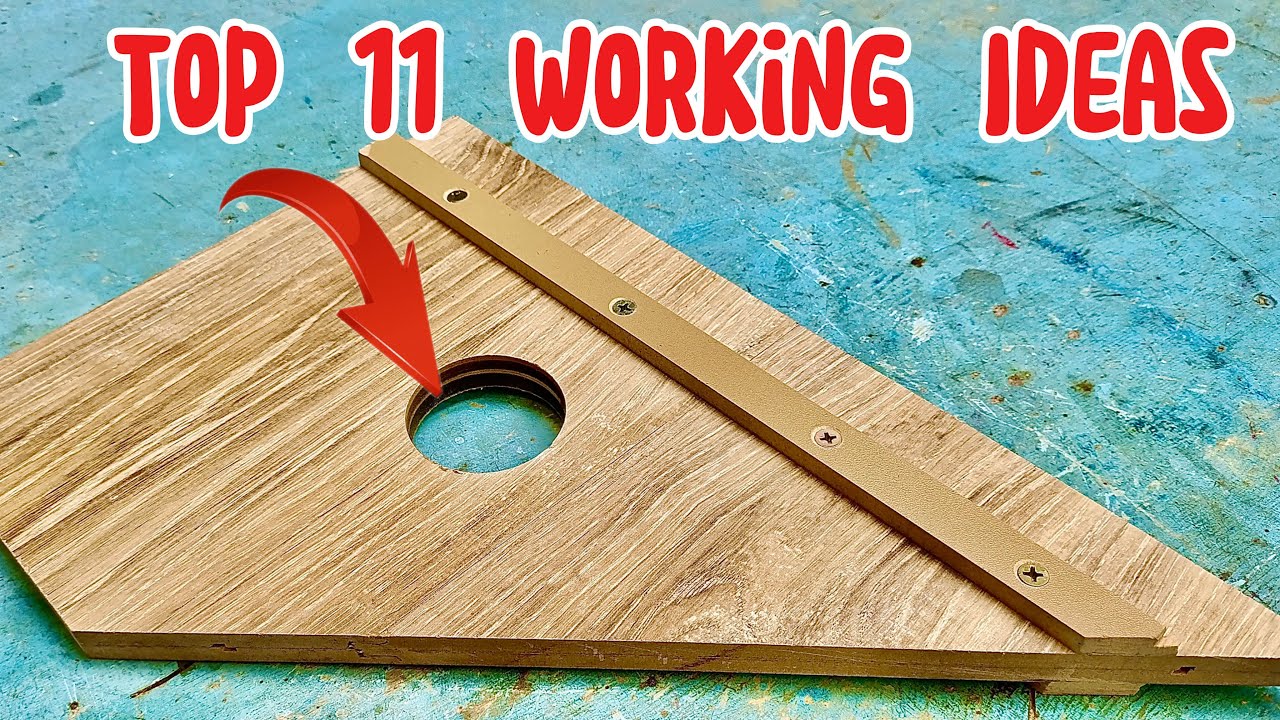 TOP 11 BRILLIANT IDEAS! Mind-Blowing Woodworking Hacks That Save Hours of Work!