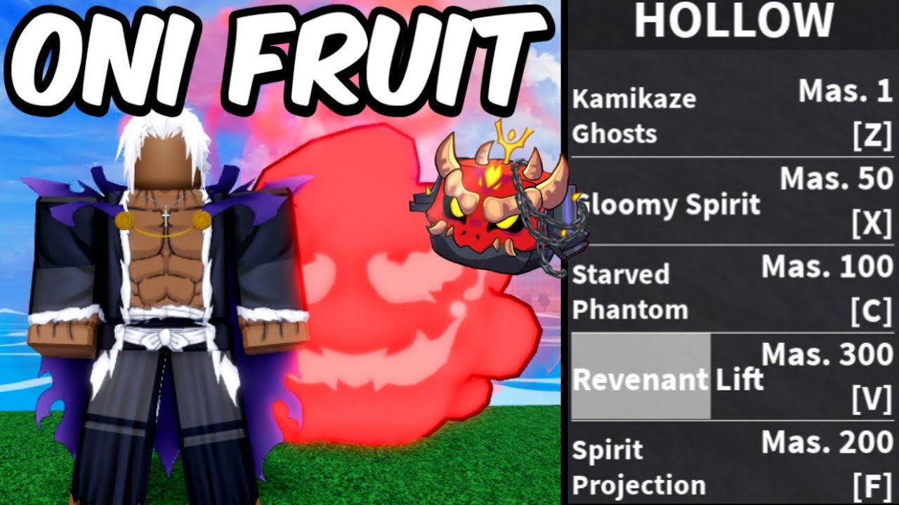 НОВЫЙ фрукт Они! Полная демонстрация! Обновление Blox Fruits с фруктом Они: полная демонстрация.