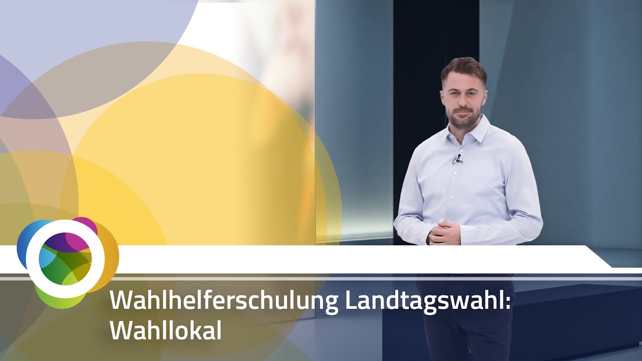 Wahlhelferschulung Landtagswahl: Wahllokal