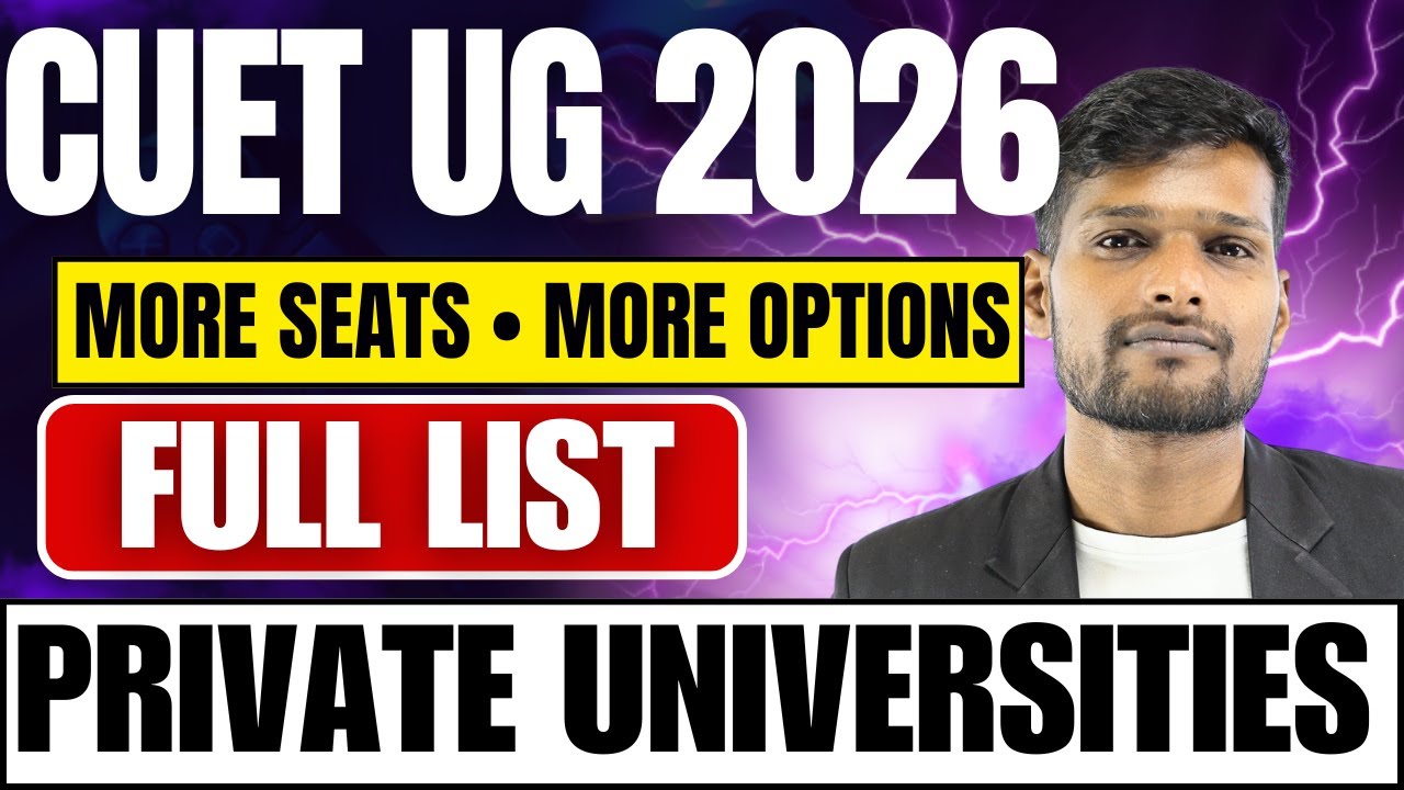 CUET UG 2026 Participating Private Universities 🔥 Full List | Courses, Fees & Admission Scope
