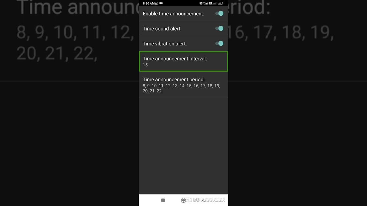 How to Enable Automatic Hourly Time Announcement in   prudence Screen Reader |  for  blind Users