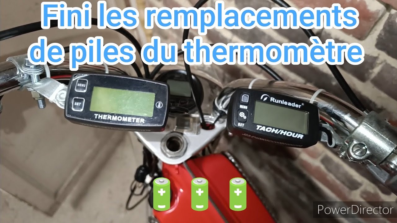 ✔️Fini le remplacement de piles à répétition sur les thermomètres digital