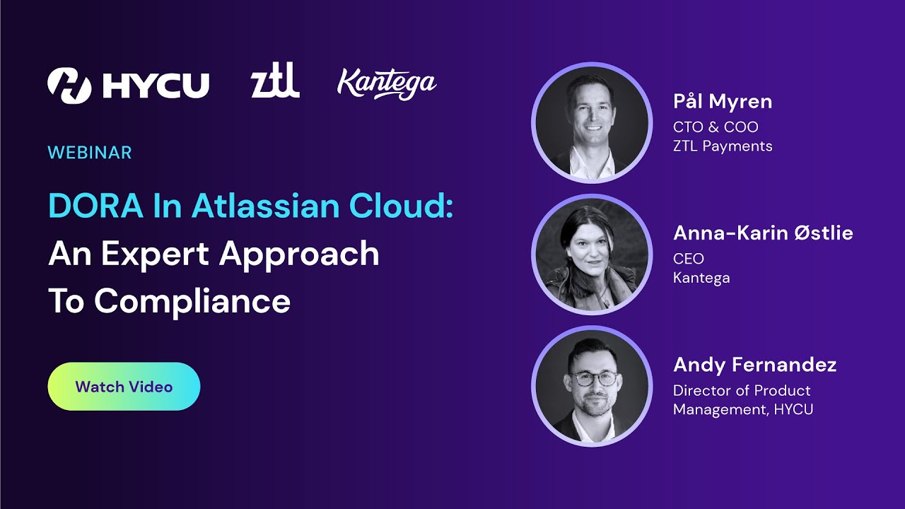DORA in Atlassian Cloud: An Expert Approach to Compliance