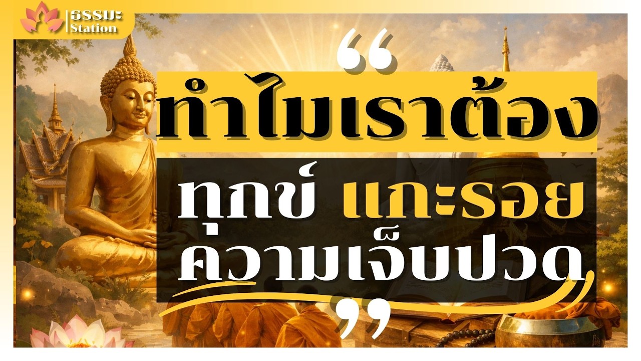 ทำไมเราต้องทุกข์ แกะรอยความเจ็บปวด สู่การค้นพบอิสรภาพที่แท้จริง ☂ ธรรมะ Station
