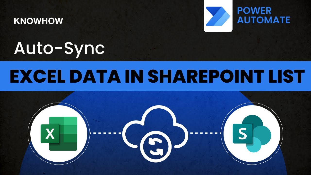 How to sync SharePoint list with Excel automatically | Power Automate Tutorial