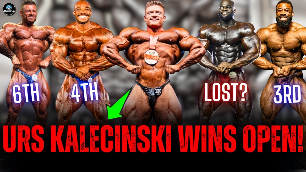 2025 ProMuscle Italy Pro Results - Urs Kalecinski WINS His Open Debut ❗