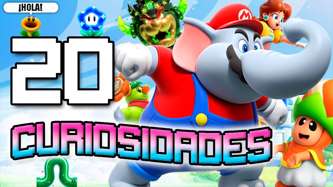 20 Curiosidades de SUPER MARIO BROS WONDER 🏵️ TODOS los SECRETOS ocultos y DATOS que se CONOCEN 🐘