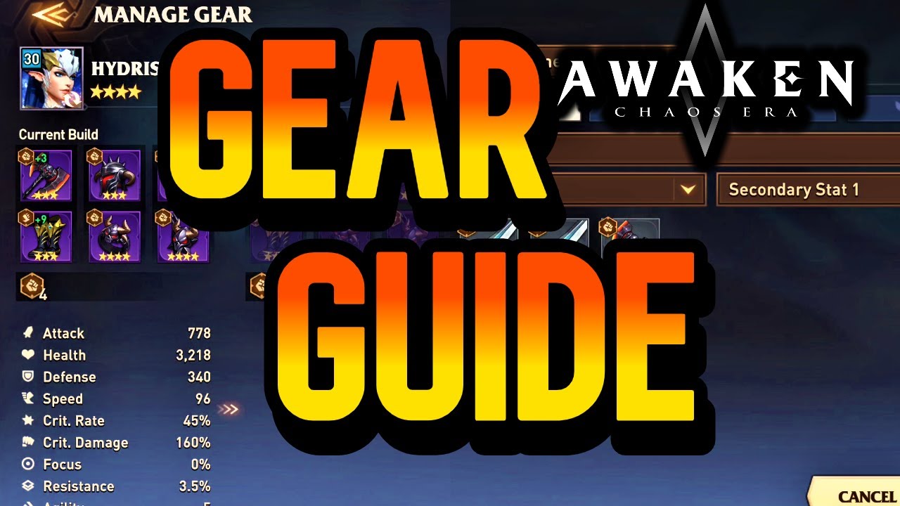 Beginner Gear Guide - Awaken: Chaos Era - Early Game Tips