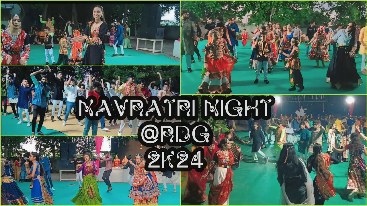 Navratri nights at RDG college # Navratri2k24