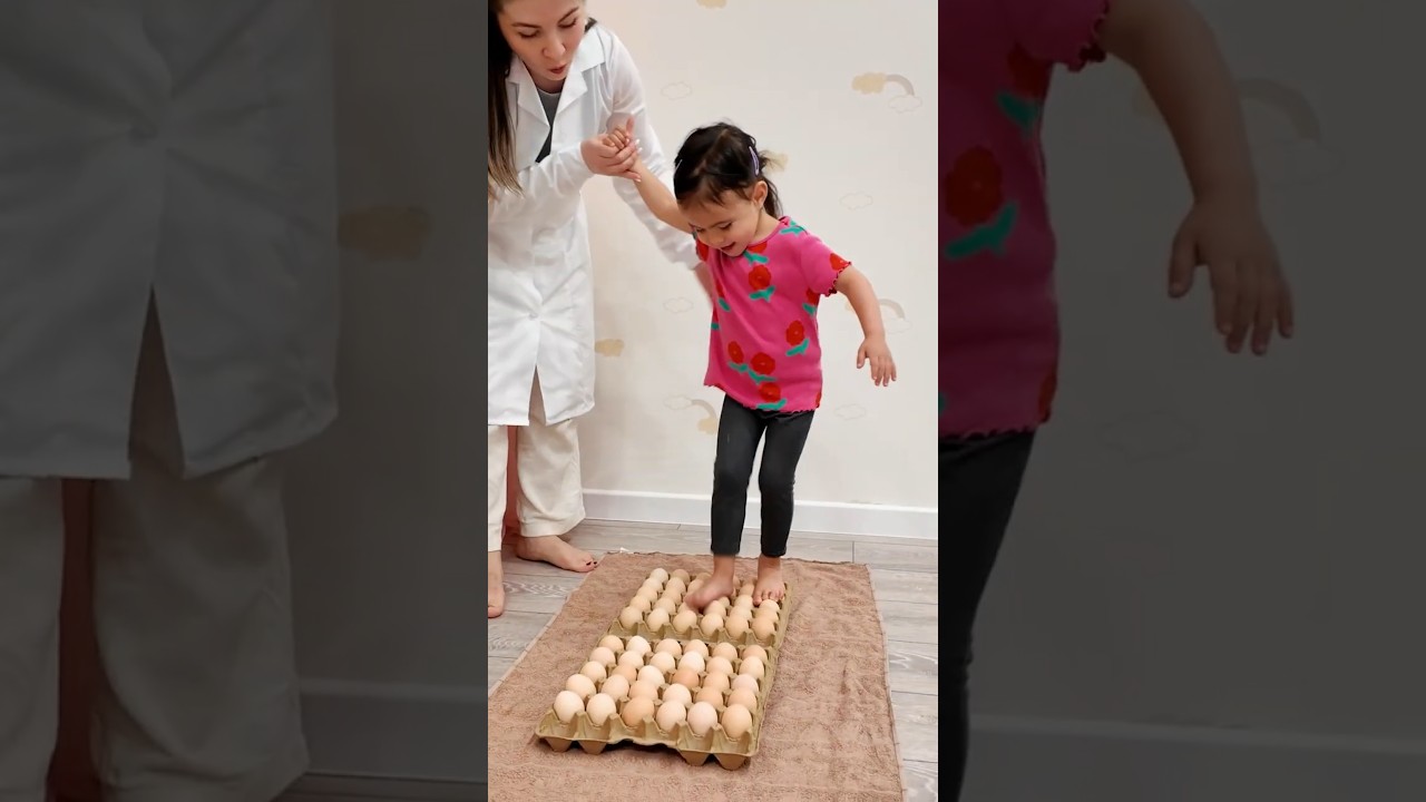 Can Kids Walk on Eggs Without Cracking Them?!