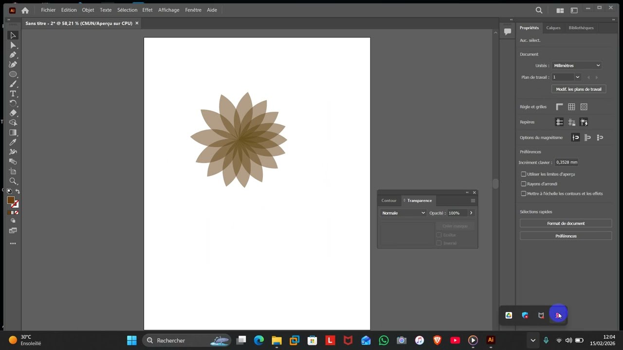 dessin de fleur