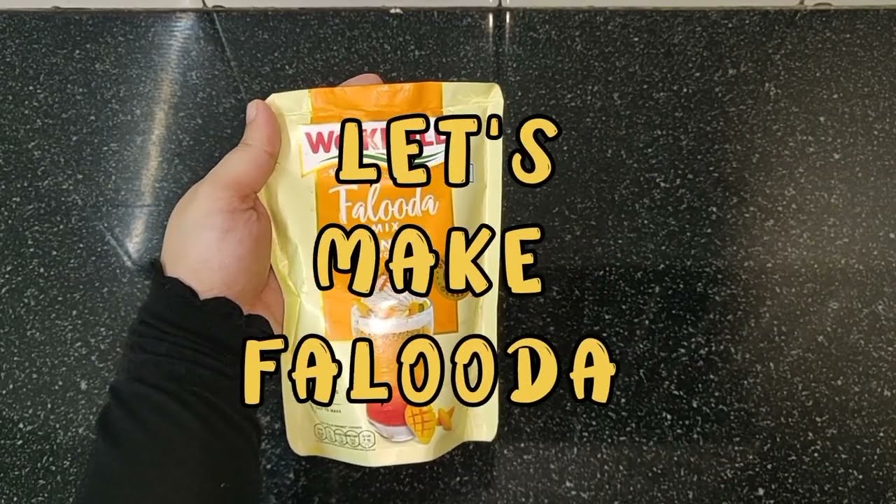 #mango flavour falooda making at home