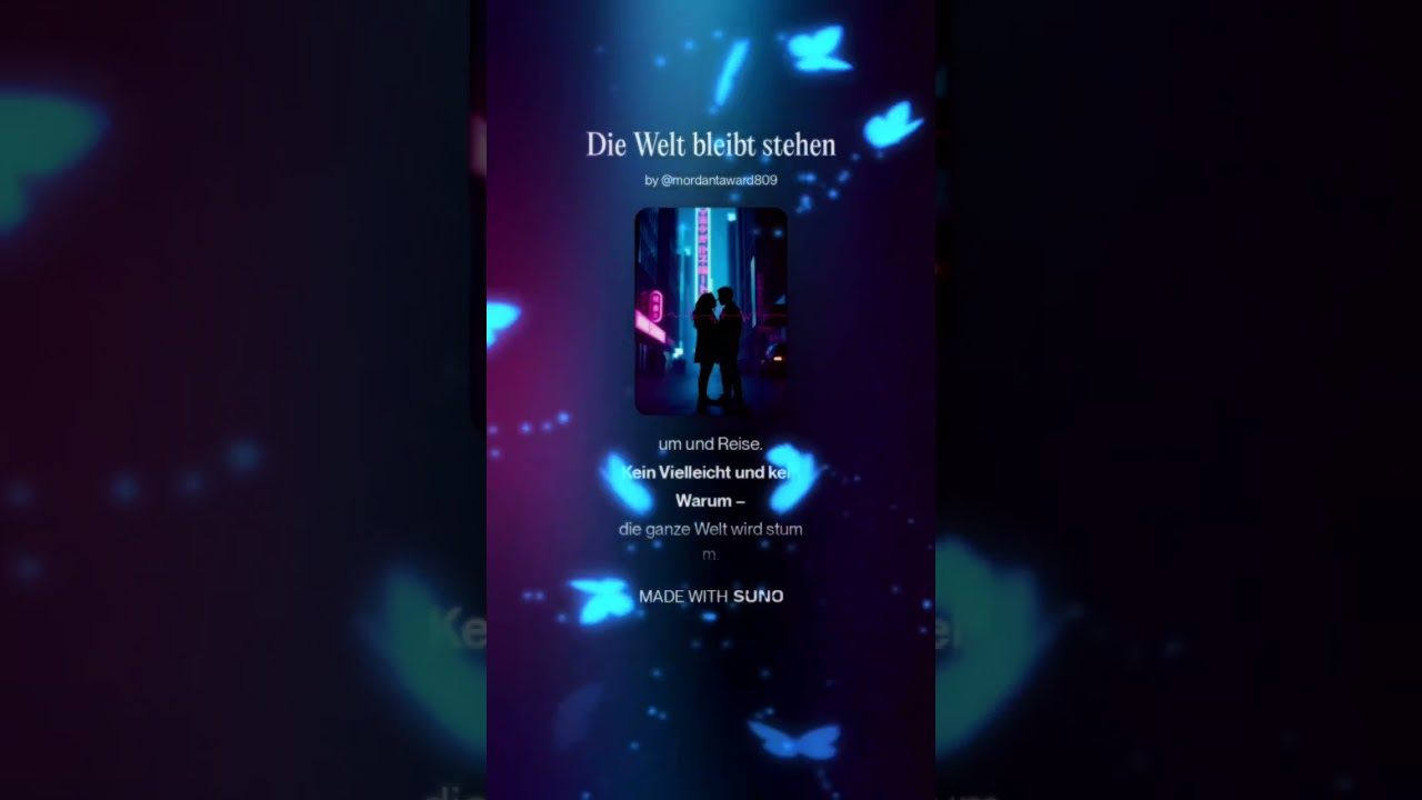 DIE WELT BLEIBT STEHEN 