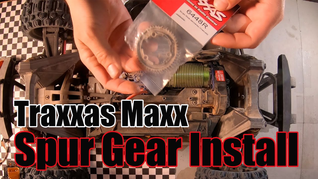 Traxxas Maxx Spur Gear Install How To | Upgrade To This Gear