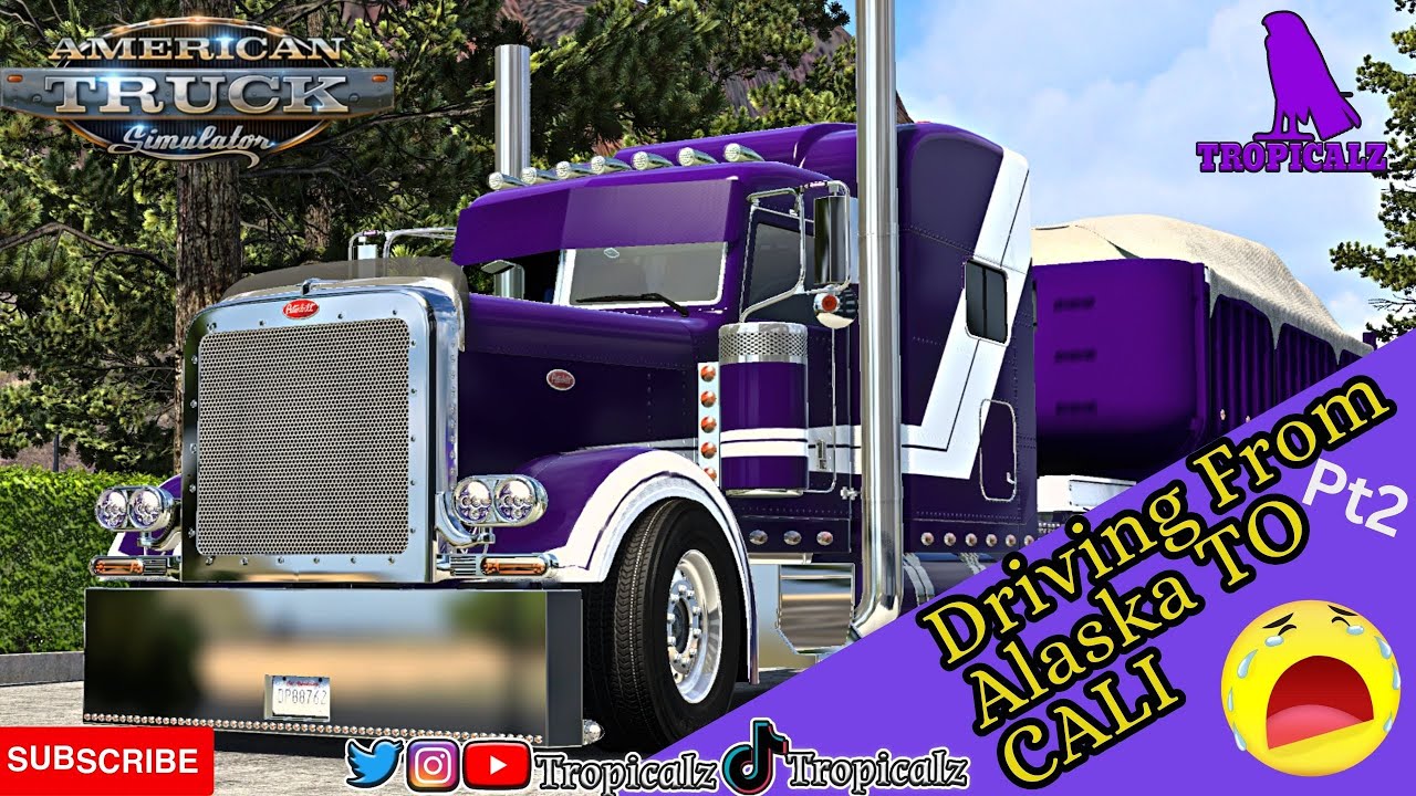 ATS 1.49 / Driving From Alaska TO CALI/ AMERICAN TRUCK SIMULATOR - Alaska update 1.49 OfficialVideo2
