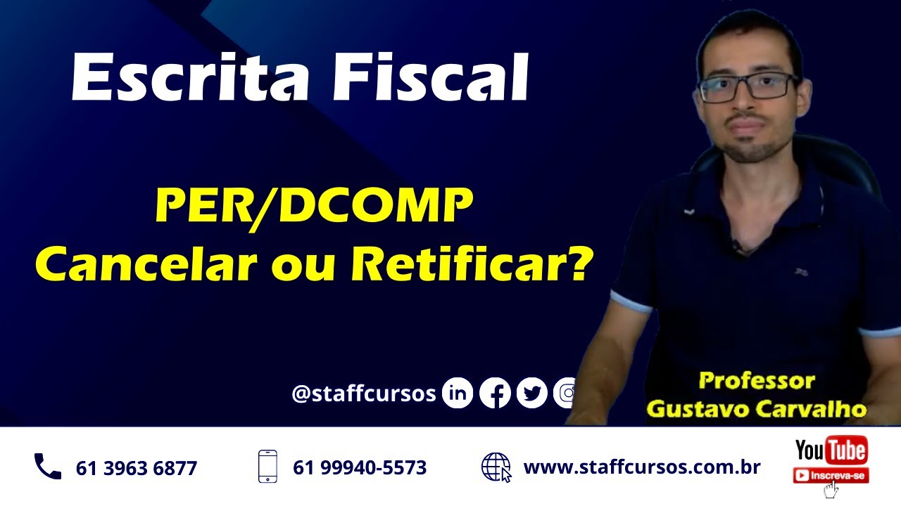 PER/DCOMP - CANCELAR OU RETIFICAR ?? #contabilidade #contador #empresas #escritafiscal