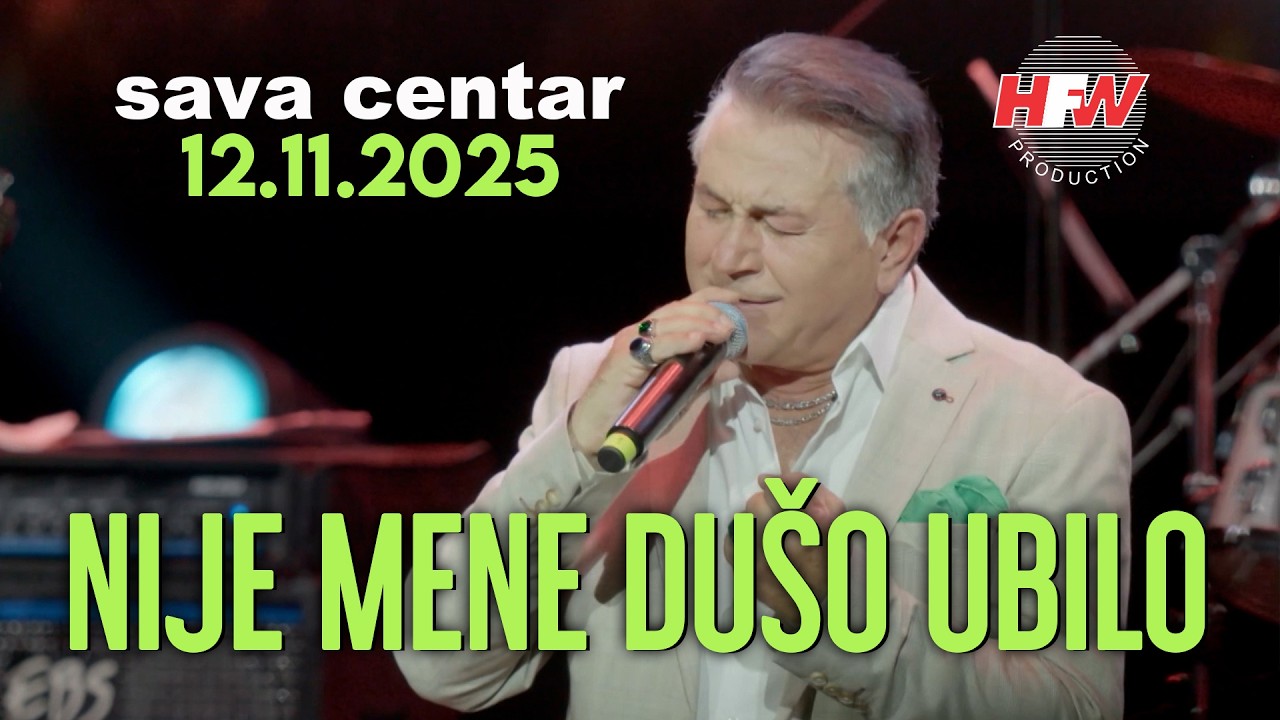 HALID MUSLIMOVIĆ - NIJE MENE DUŠO UBILO - LIVE - ( 12.11.25. SAVA CENTAR )