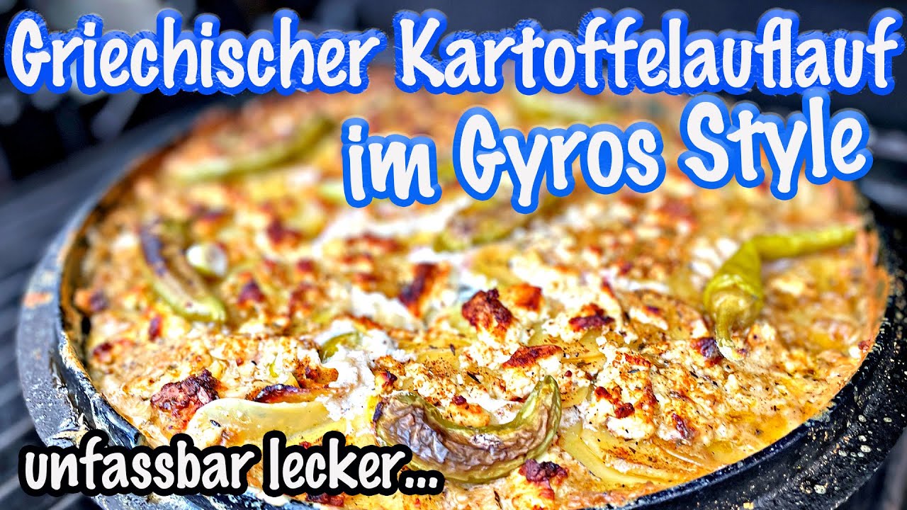 Griechischer Kartoffelauflauf Gyros Style im Dutch Oven | The BBQ BEAR