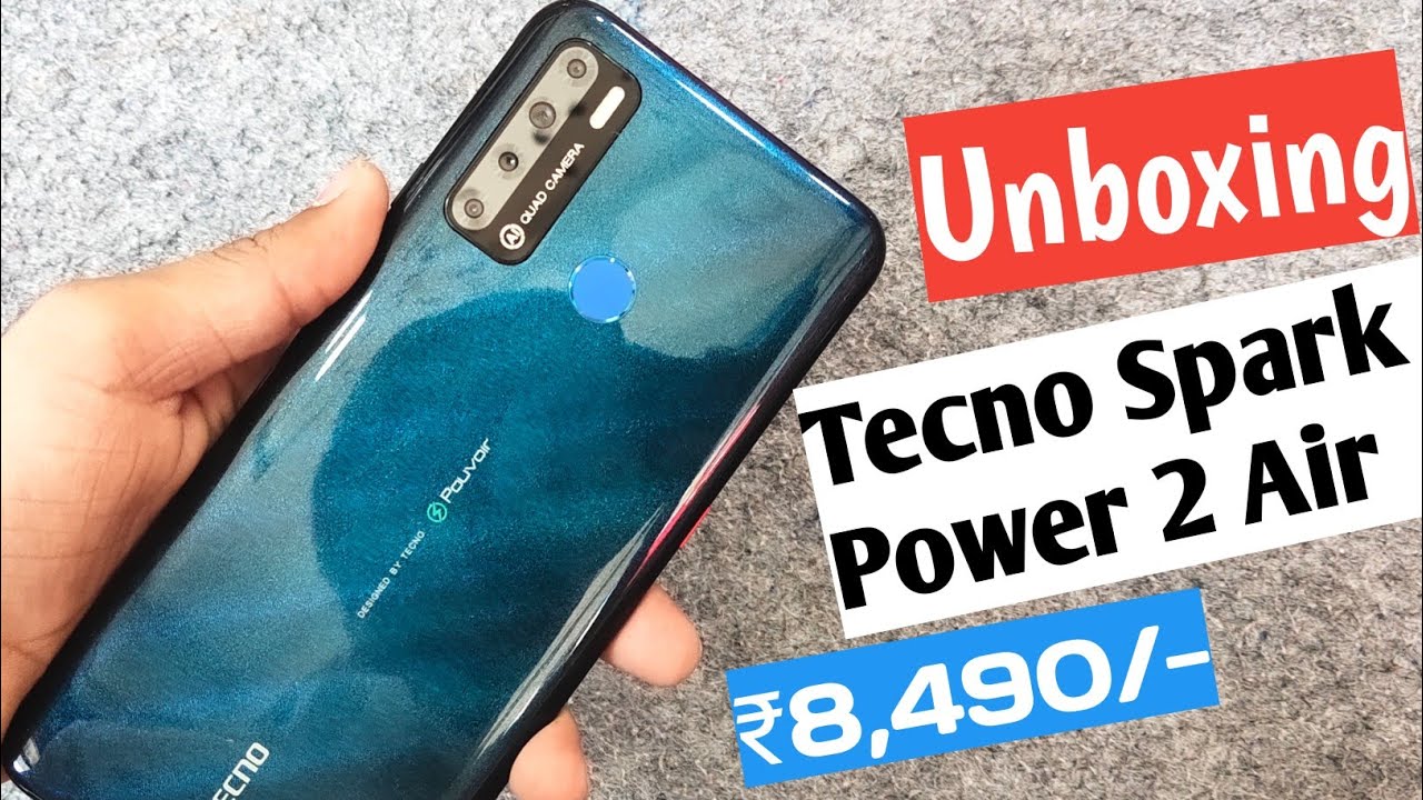 Tecno Spark Power 2 Air || Latest Unboxing || 6000 mAh Battery ⚡