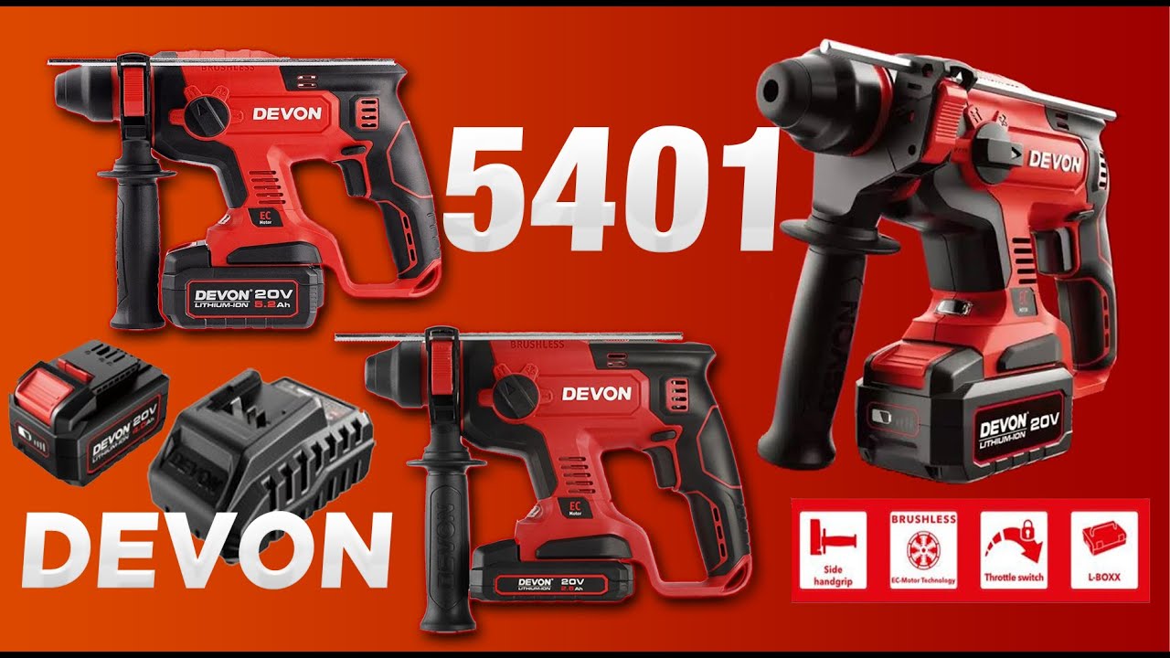 Перфоратор Devon 5401 Li 20RH 1.7 Дж