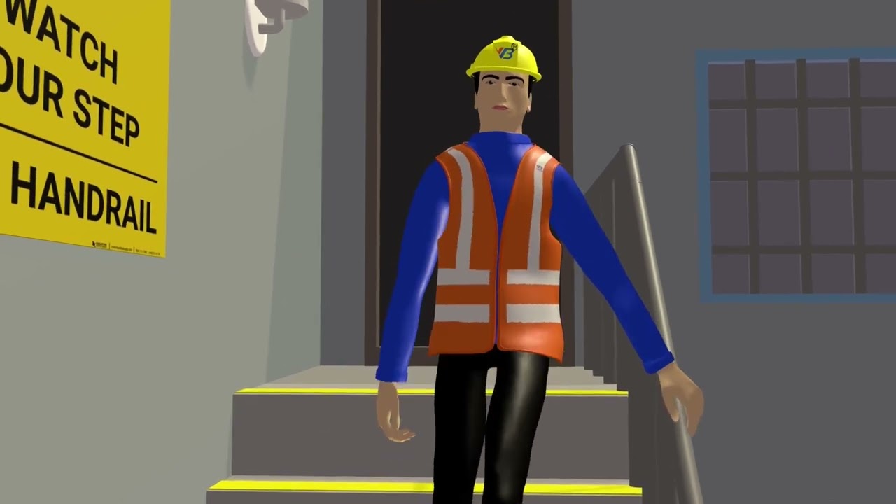 Workplace Safety Slips, Trips & Falls | Animation Video | VB Engineering (I) Pvt Ltd.