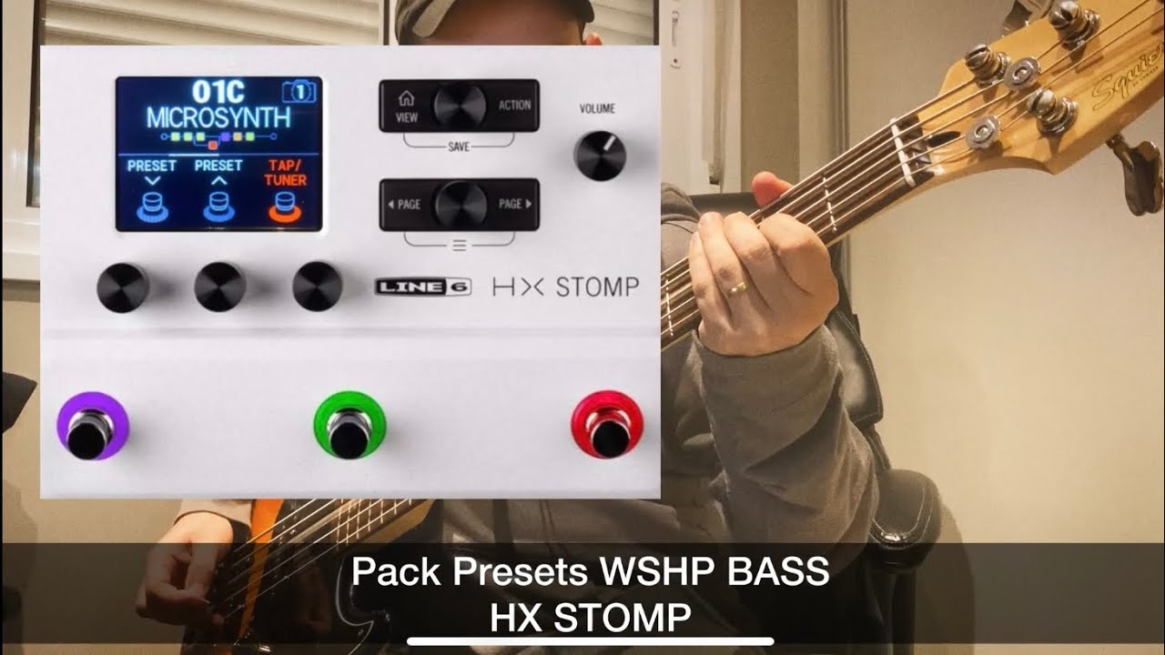 PROMOÇÃO! LEIA A DESCRIÇÃO! PRESETS HX STOMP - PACK WSHP BASS 🤯💥🔥 TIMBRE DE TONE HAMMER E MICROSYNTH