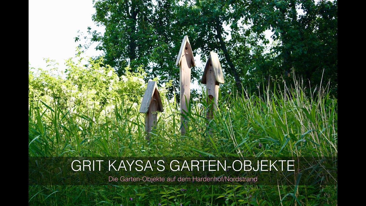 Kunstvolle Garten-Objekte - Grit in der Manufaktur des Hardenhofs auf Nordstrand