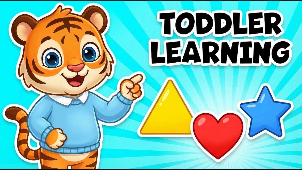 Baby Learning First Words | Shapes | Learn to Talk For Toddlers