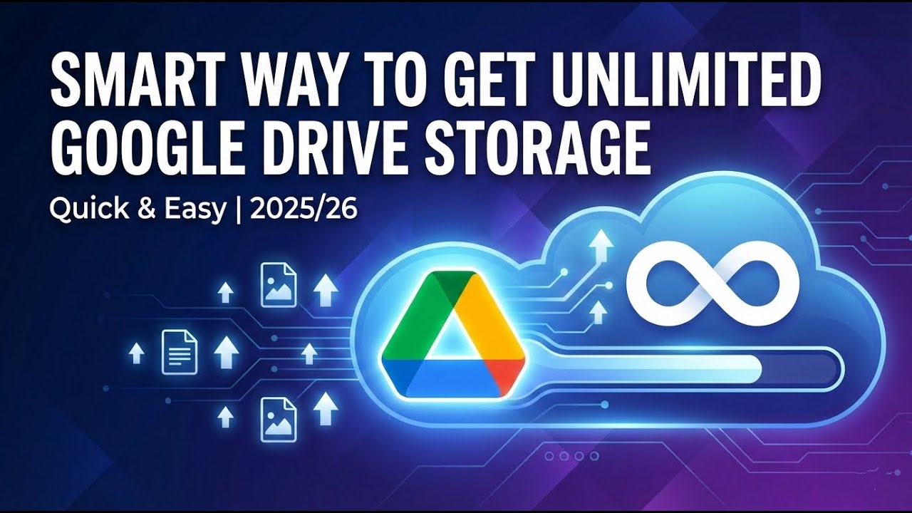 Умный способ получить неограниченное хранилище Google Drive | Быстро и легко | (2025/26)