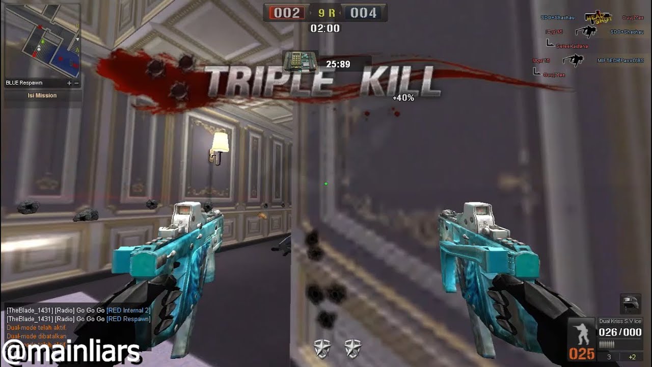 Point Blank - Bomb Mission : Luxville / Weapon : Kriss S.V Ice / mainliars