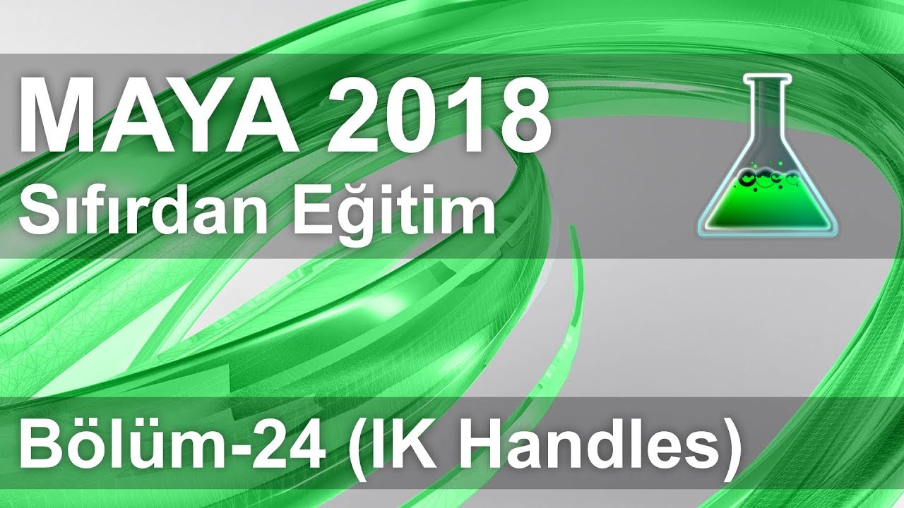 Maya 2018 Eğitimi Bölüm-24 (IK Handles / Custom Attributes)