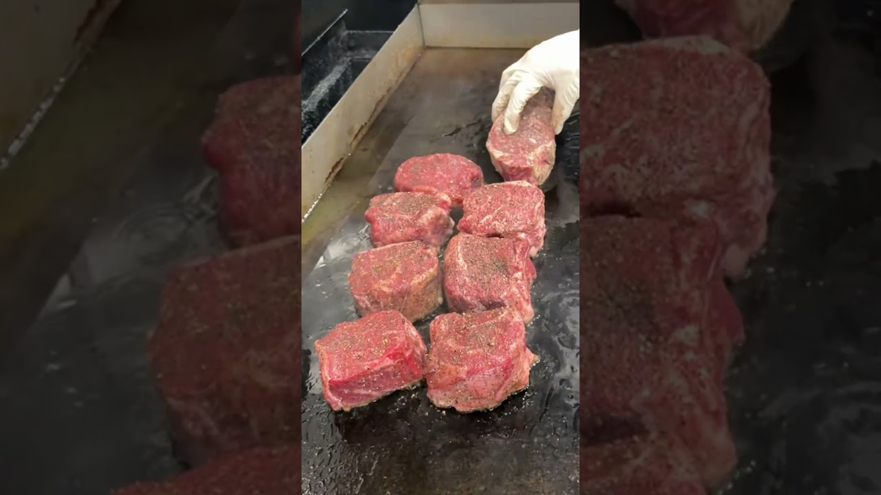 Ribeye Filet sear at Carversteak in Las Vegas