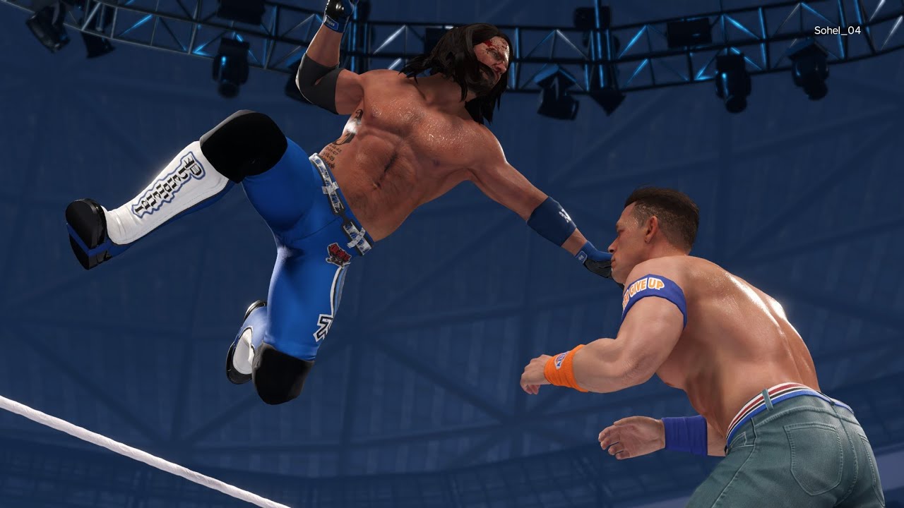 John Cena vs AJ Styles 💥 WWE 2K24 PS5 Gameplay | 4K High Graphics @TRIPLEAAAGAMER 