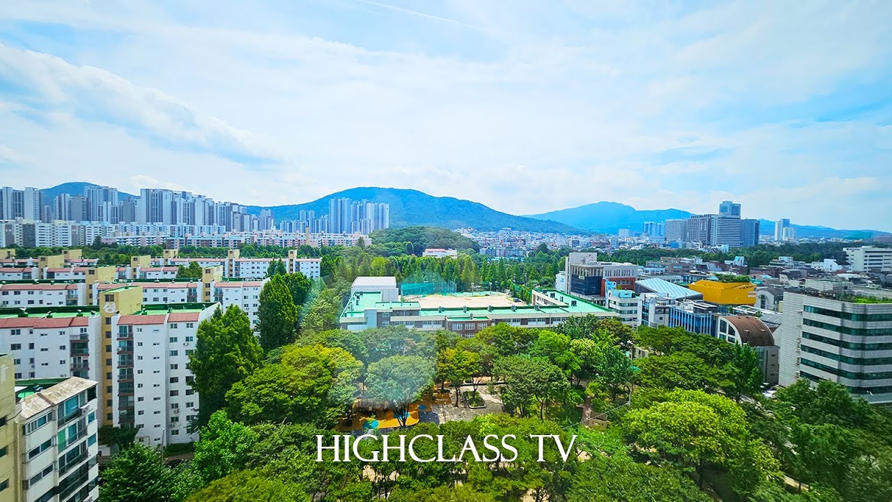 도곡동 아파트 로덴하우스 | 뻥뚫린 공원&구룡산 뷰~! 집 안에 사우나까지!