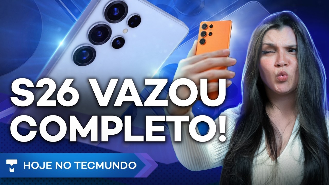 PEGADINHA DO SILVIO SANTOS NOS ARQUIVOS EPSTEIN?! S26, GALAXY S26 VAZA! MOTOROLA SIGNATURE E MAIS!
