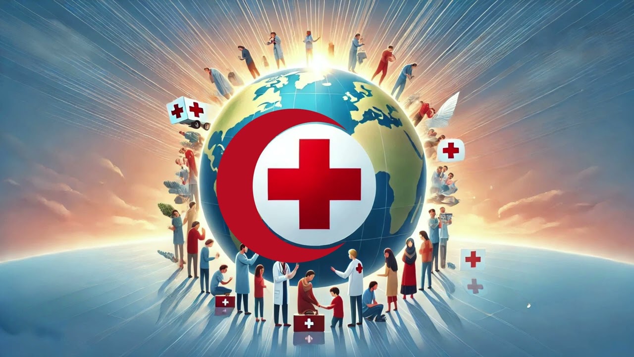 World Red Cross and Red Crescent Day | Peaceful Music & 4K HD Background 🌿❤️