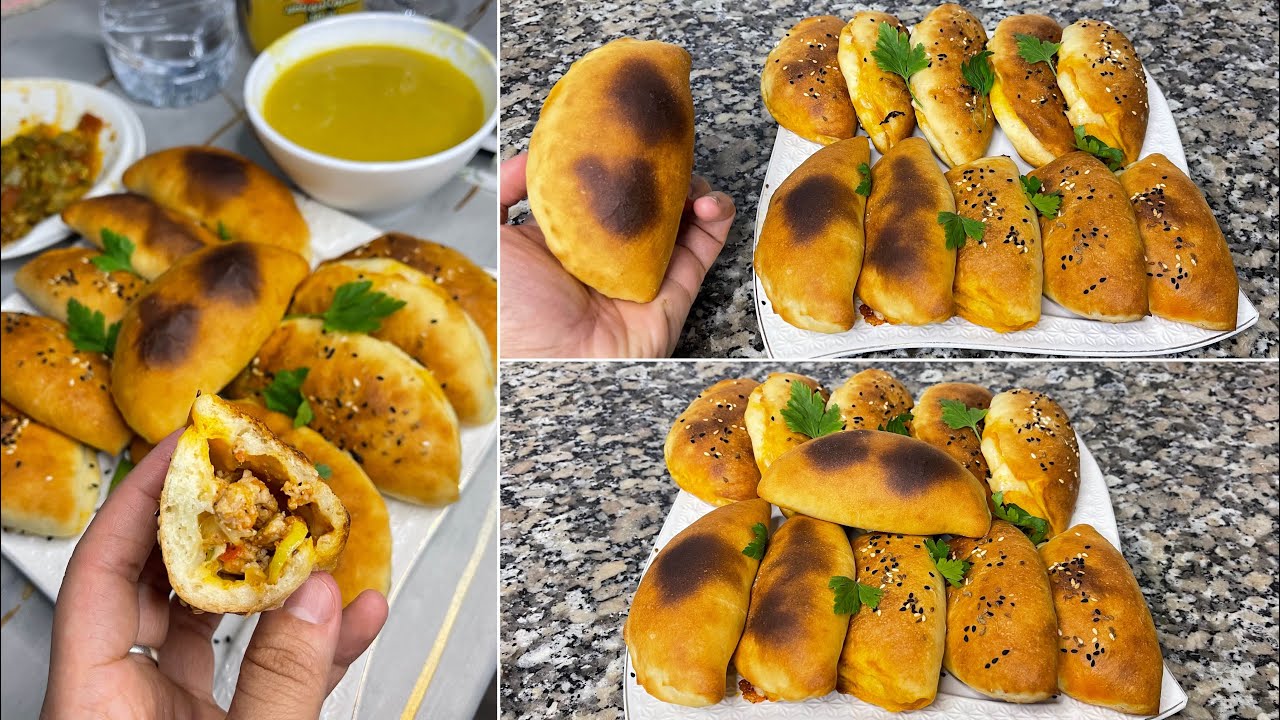 مملحات لي سوفلي يوجدو ليه ليه بعجينة قطنية و حشو قمة فالبنة 😍