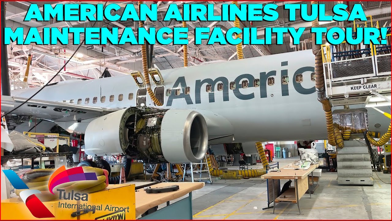 AMERICAN AIRLINES MAINTENANCE FACILITY TOUR AT TULSA INTERNATIONAL AIRPORT!