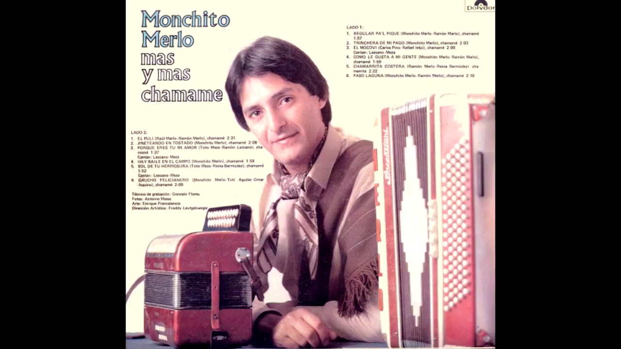 MONCHITO MERLO  -  M&aacute;s y M&aacute;s Chamam&eacute;