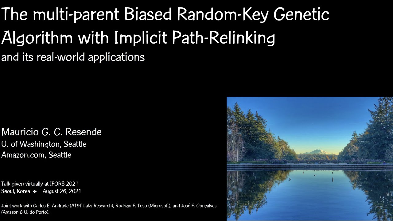 Biased Random-Key Genetic Algorithm with Implicit Path-Relinking with some applications