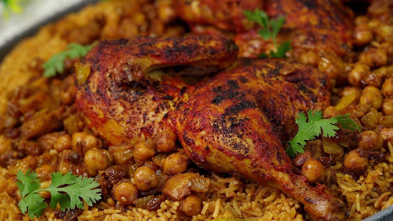 الكبسة السعودية على طريقتي من ألذ وأسهل الطبخات تبيض الوجه في العزايم مع طريقة الحشو والدقوس