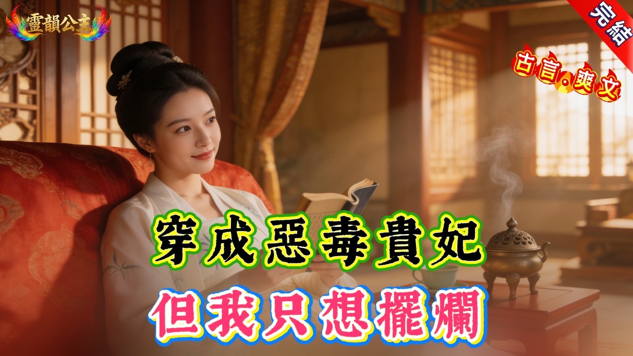 【古言.穿書】穿成惡毒貴妃，但我只想擺爛 | 惡毒貴妃 | 養成太子 | 宮鬥 | 爽文 | 甜食外交