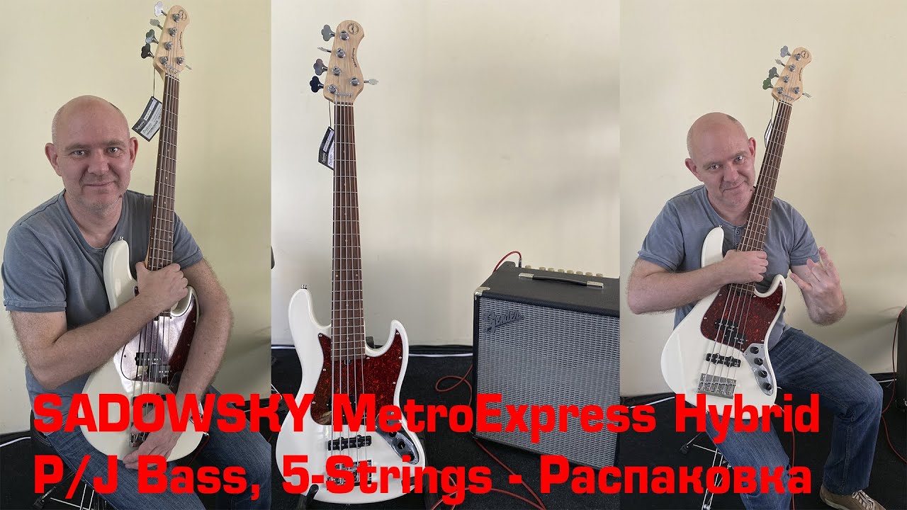 SADOWSKY MetroExpress Hybrid P/J Bass, 5-Strings - Распаковка / Unpacking
