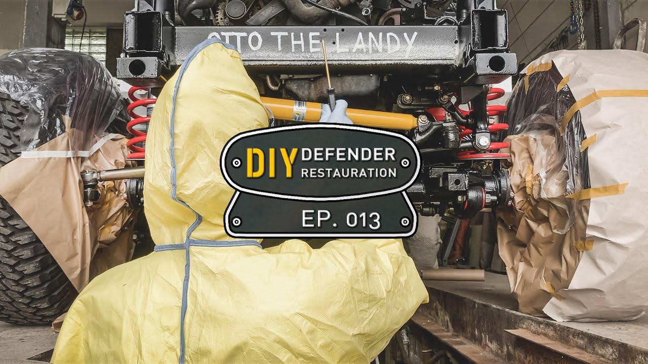 Unterbodenschutz am Rahmen mit PermaFilm - Land Rover Defender Restauration | EP. 13