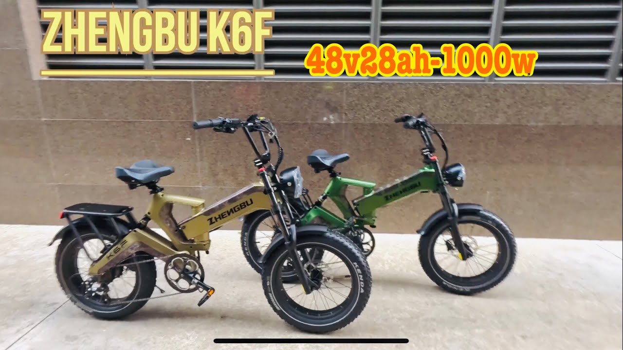 Xe Đạp #zhengbu #K6F Bản Nâng Cấp 2024 48v1000w Pin 48v28ah Chuẩn Châu Âu Thời Trang Cao Cấp