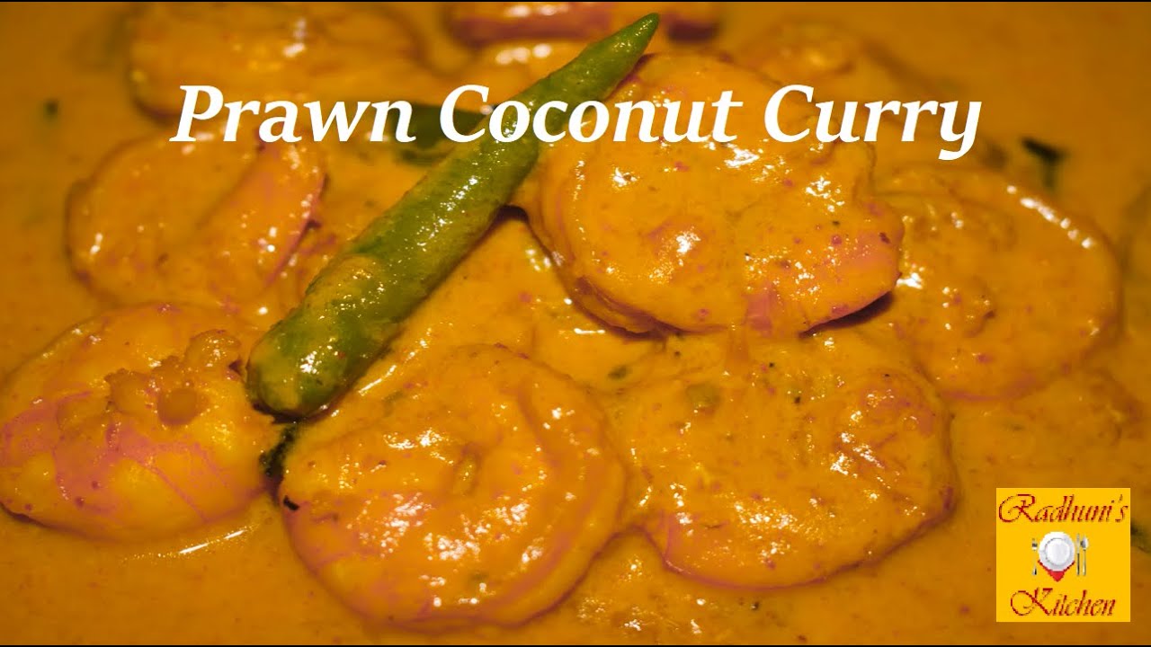 How to easily cook Prawn Coconut Curry | Authentic Bengali sea food curry recipe | Radhuni's Kitchen