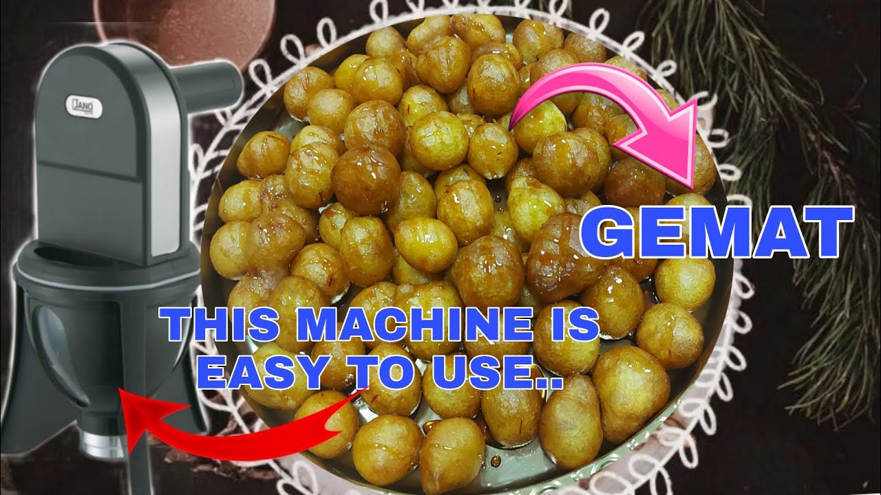 HOW TO MAKE GEMAT USING SAACHI MACHINE