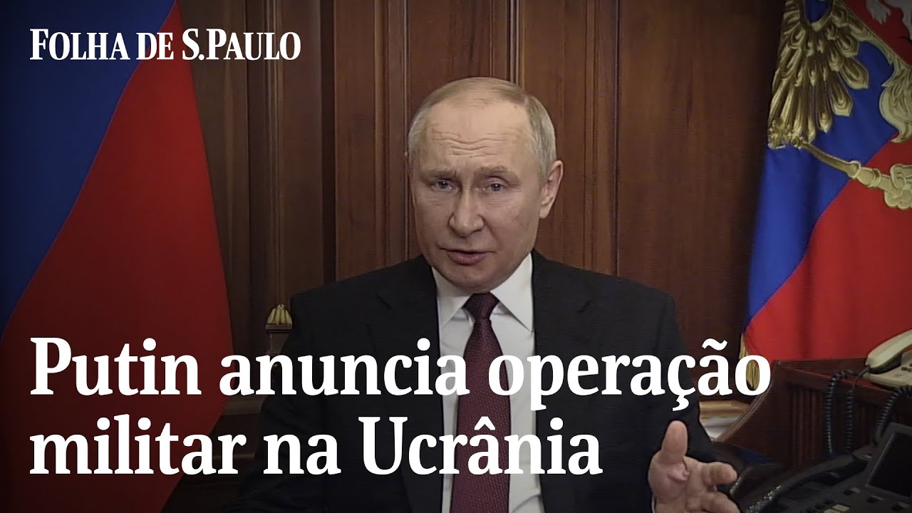 Putin inicia guerra na Ucrânia e promete retaliação contra quem interferir | CENAS DA GUERRA